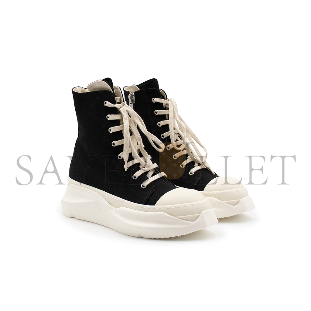 RICK OWENS DRKSHDW DRKSHDW ABSTRACT HI SNEAKER IN BLACK DU21S2840